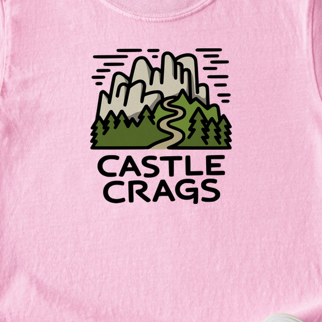 Castle Crags State Park Kids Cotton T-Shirt