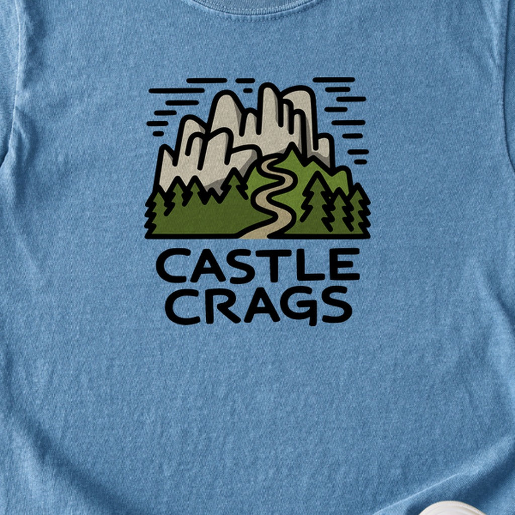 Castle Crags State Park Kids Cotton T-Shirt