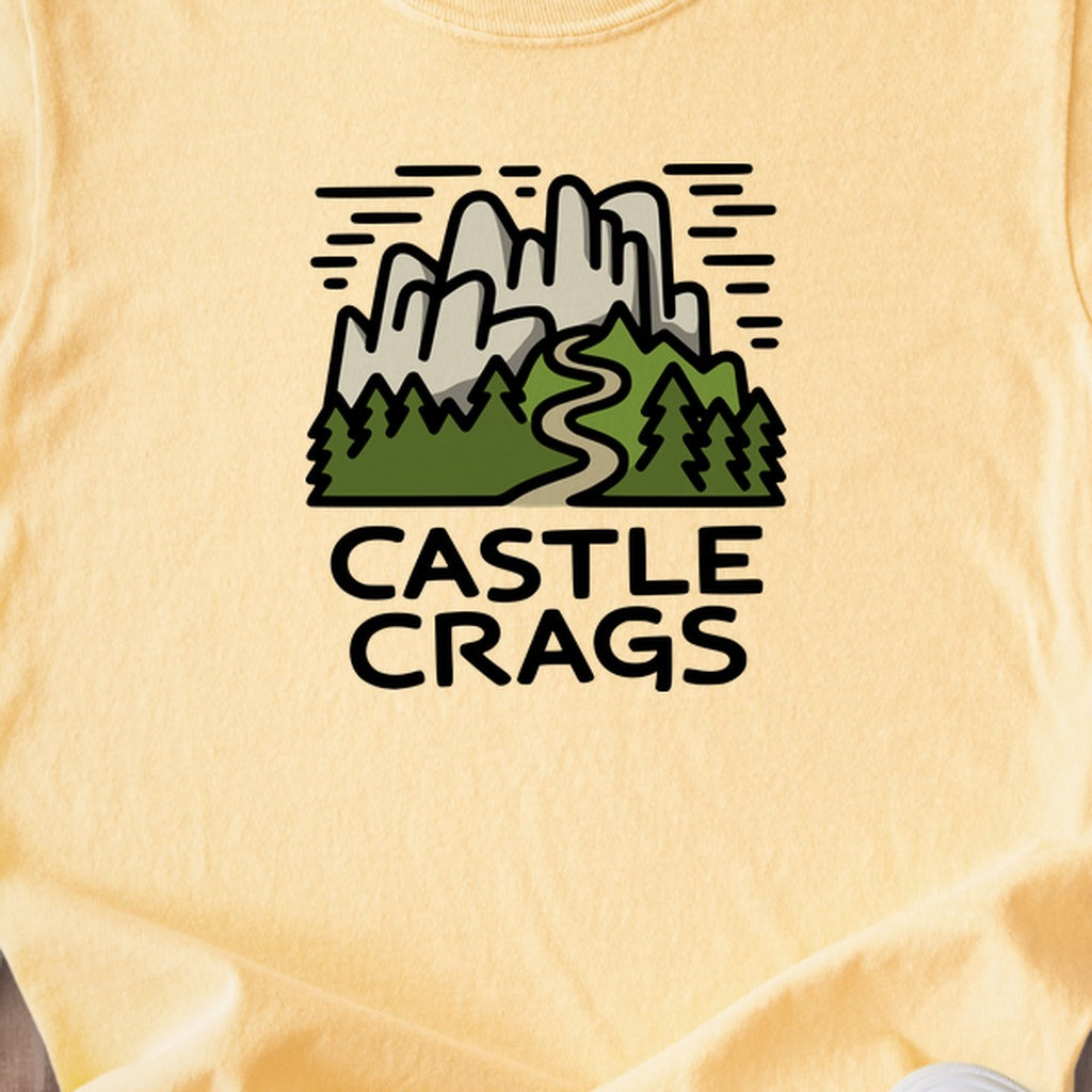 Castle Crags State Park Kids Cotton T-Shirt