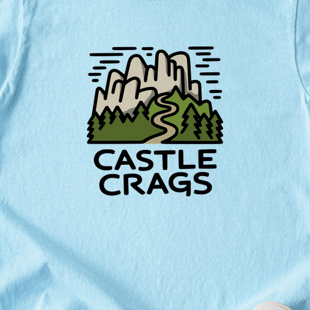 Castle Crags State Park Kids Cotton T-Shirt
