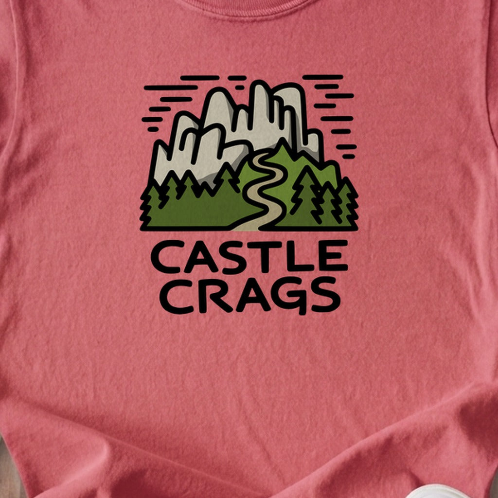 Castle Crags State Park Kids Cotton T-Shirt