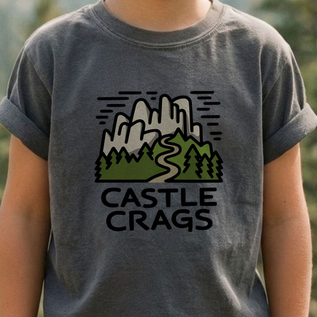 Castle Crags State Park Kids Cotton T-Shirt