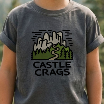 Castle Crags State Park Kids Cotton T-Shirt