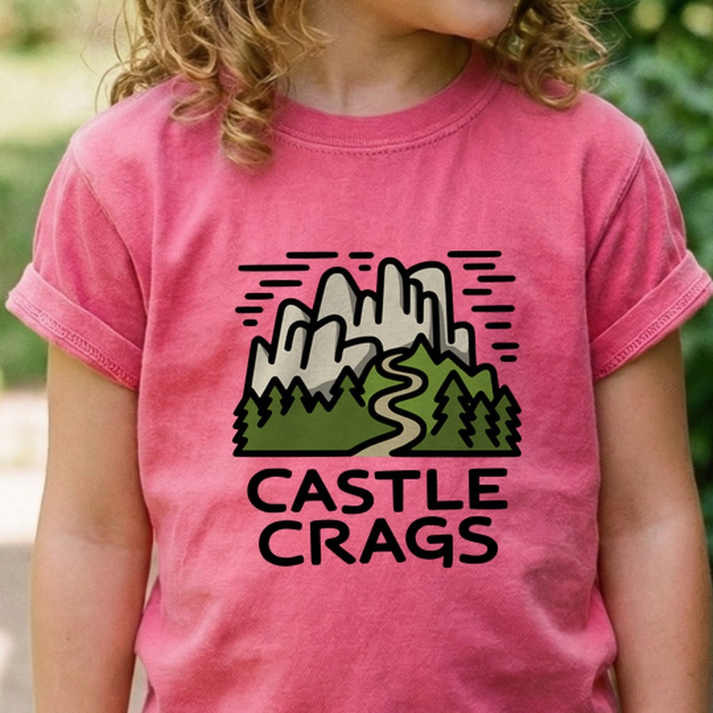 Castle Crags State Park Kids Cotton T-Shirt