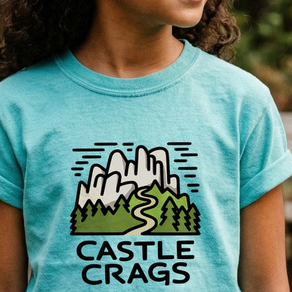 Castle Crags State Park Kids Cotton T-Shirt