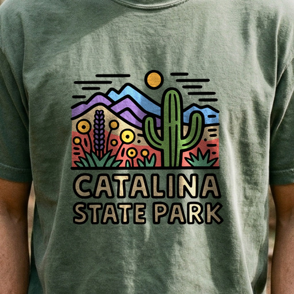 Catalina State Park Cotton T-Shirt