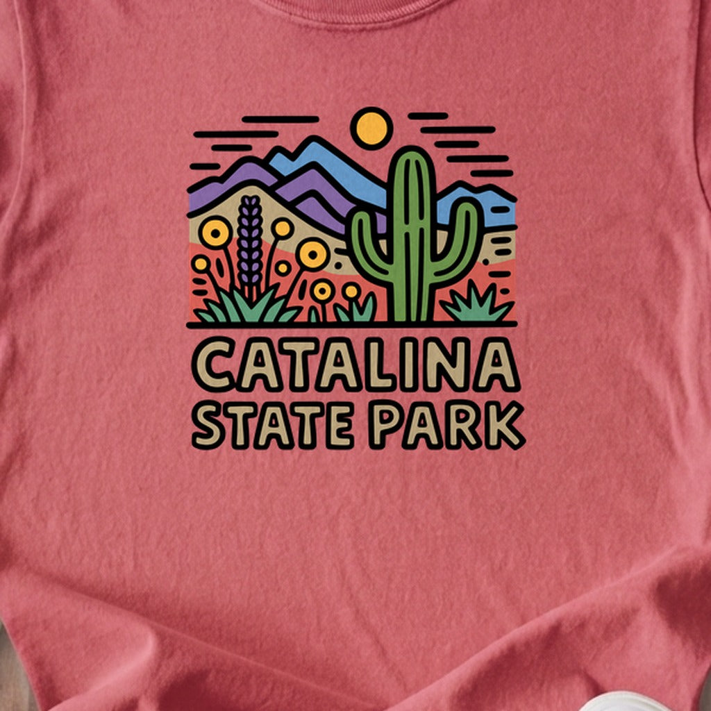 Catalina State Park Kids Cotton T-Shirt