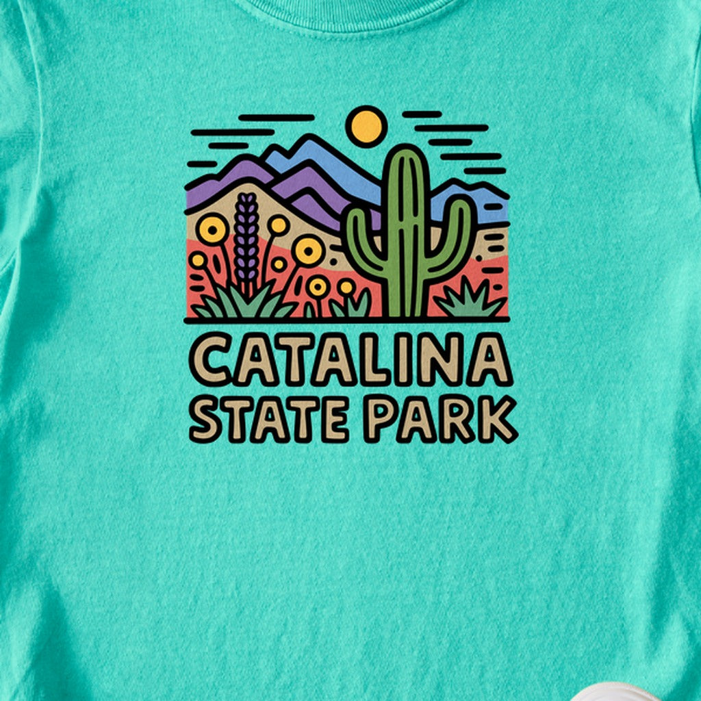 Catalina State Park Kids Cotton T-Shirt