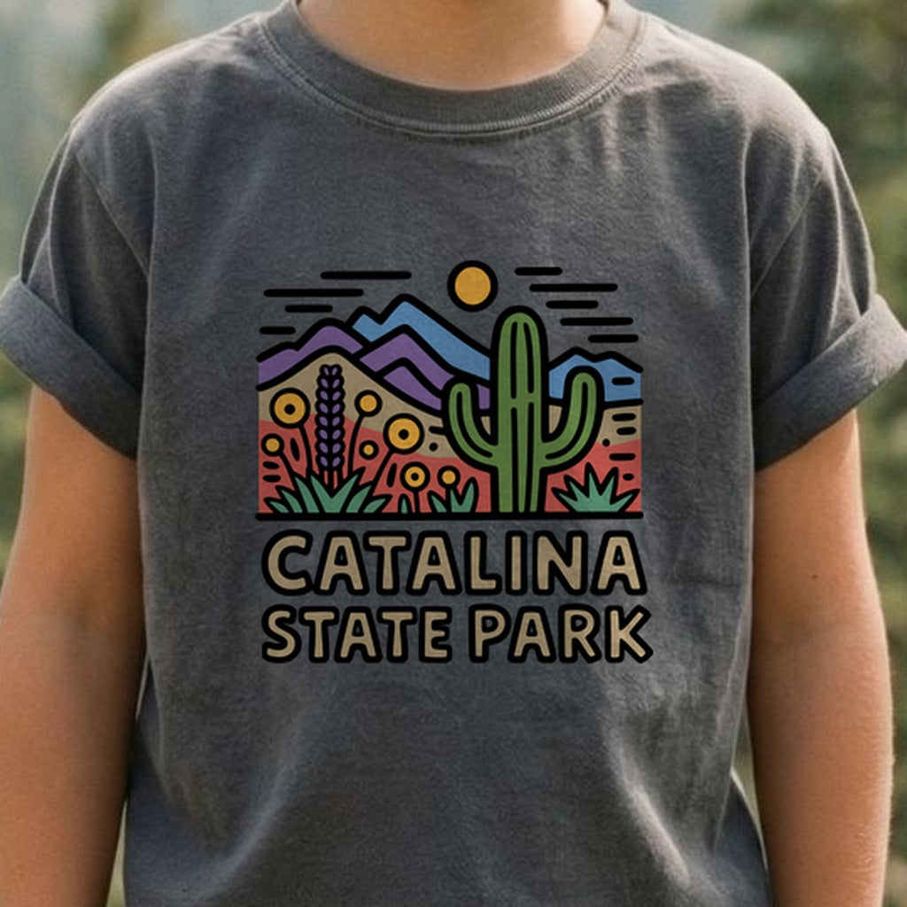 Catalina State Park Kids Cotton T-Shirt