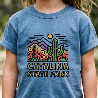 Catalina State Park Kids Cotton T-Shirt