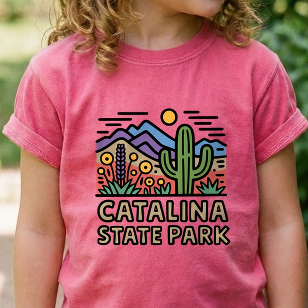 Catalina State Park Kids Cotton T-Shirt