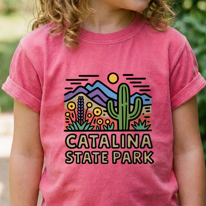 Catalina State Park Kids Cotton T-Shirt