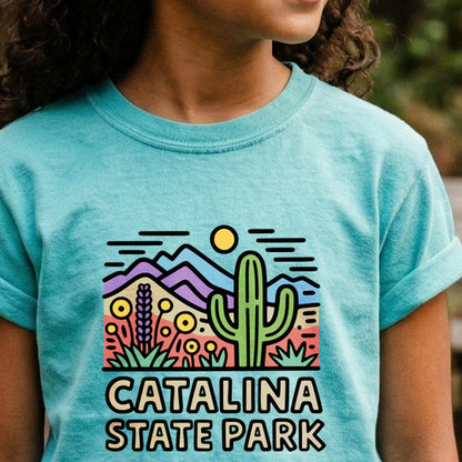 Catalina State Park Kids Cotton T-Shirt