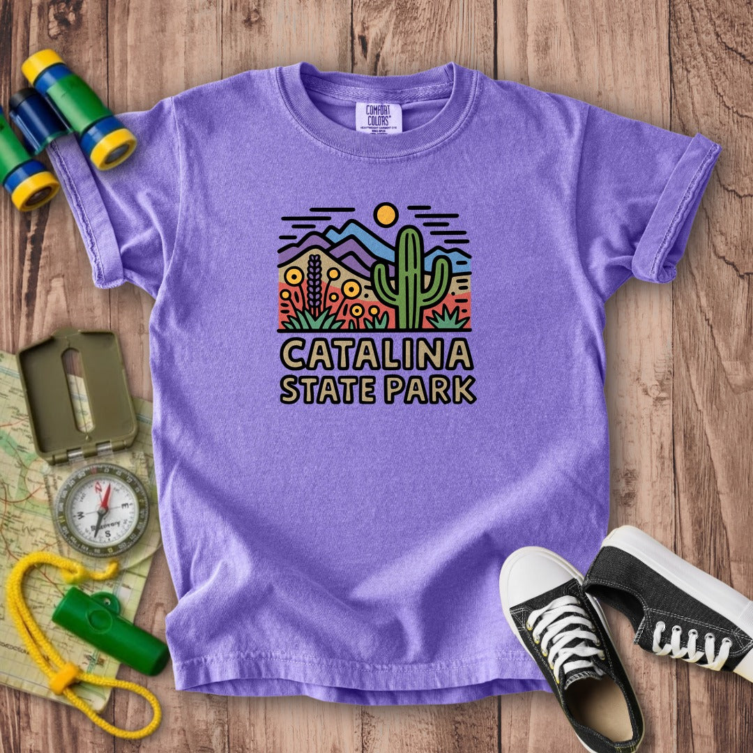 Catalina State Park Kids Cotton T-Shirt