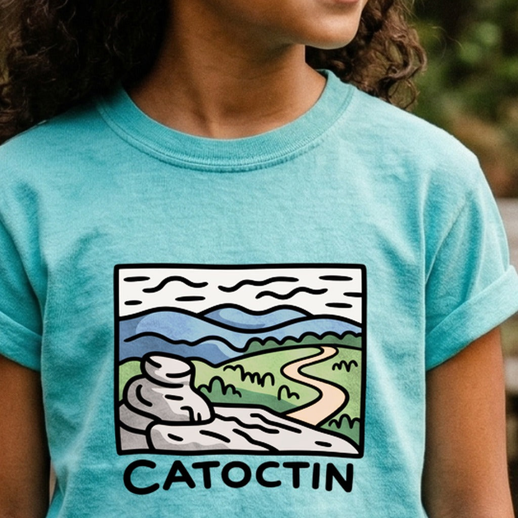 Catoctin Mountain Kids Cotton T-Shirt