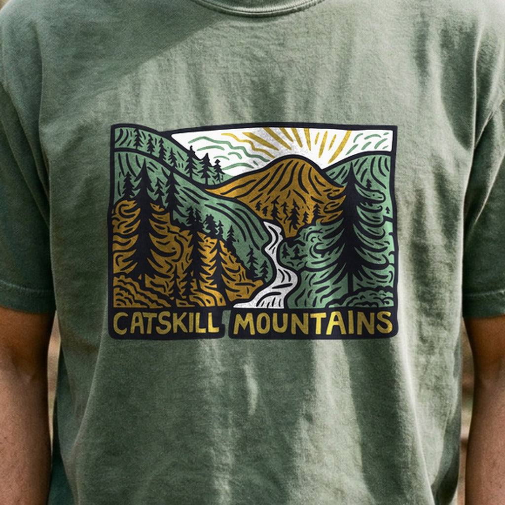Catskill Mountains Cotton T-Shirt