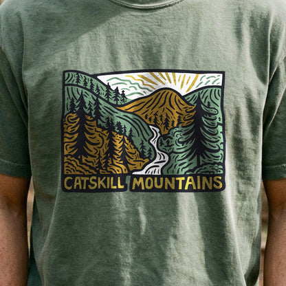 Catskill Mountains Cotton T-Shirt