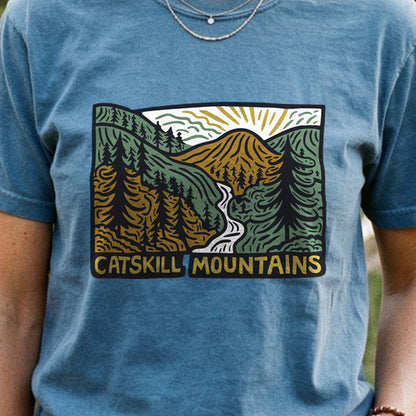 Catskill Mountains Cotton T-Shirt