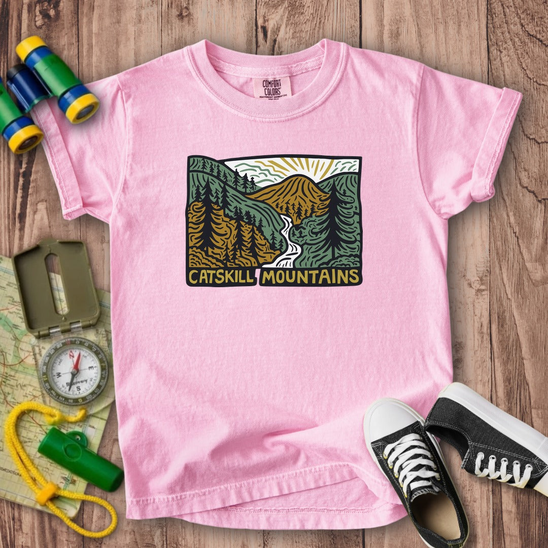 Catskill Mountains Kids Cotton T-Shirt