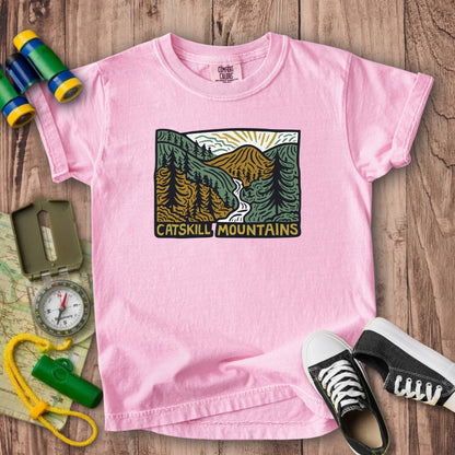 Catskill Mountains Kids Cotton T-Shirt