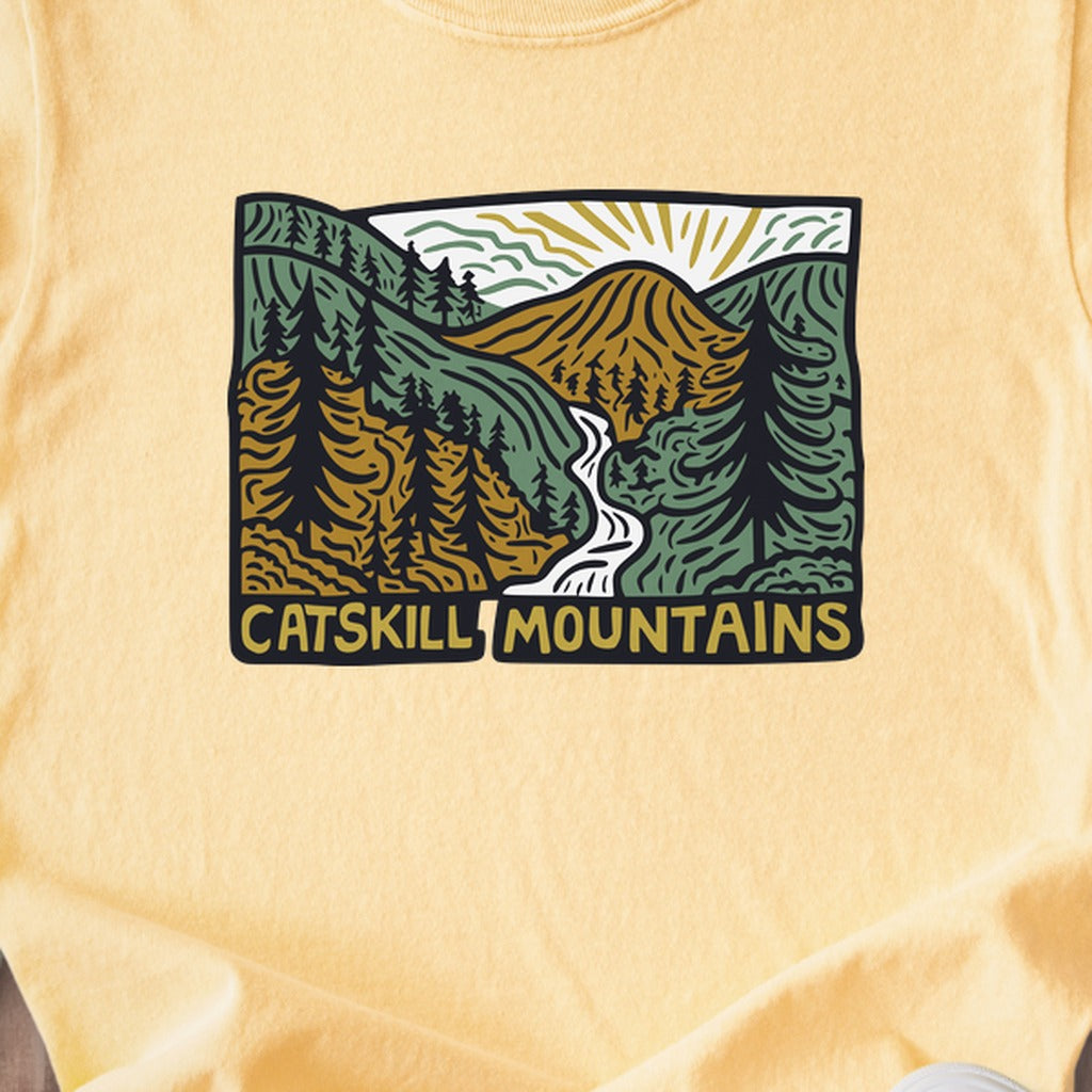 Catskill Mountains Kids Cotton T-Shirt