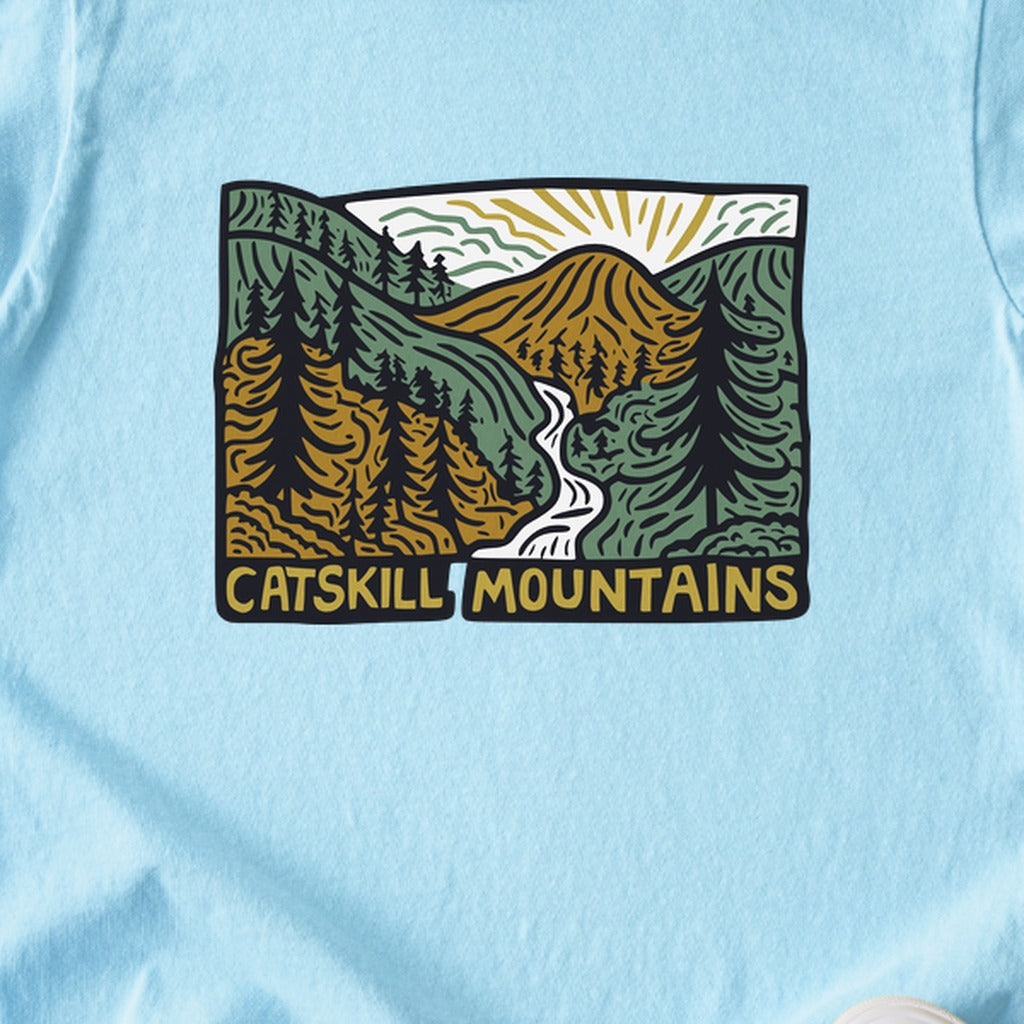 Catskill Mountains Kids Cotton T-Shirt