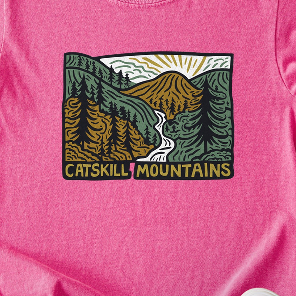 Catskill Mountains Kids Cotton T-Shirt
