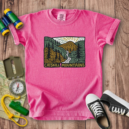 Catskill Mountains Kids Cotton T-Shirt