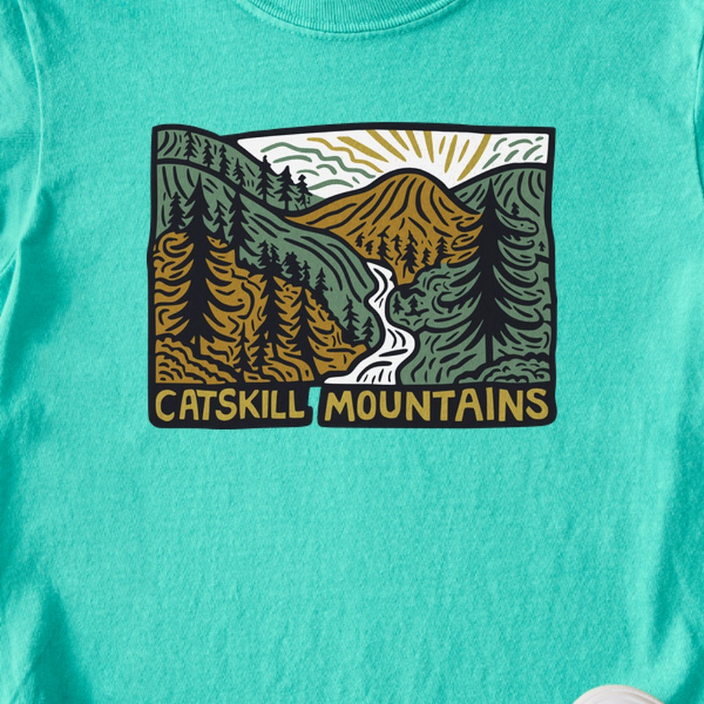 Catskill Mountains Kids Cotton T-Shirt