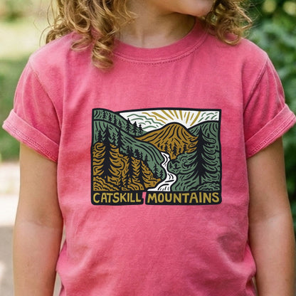 Catskill Mountains Kids Cotton T-Shirt