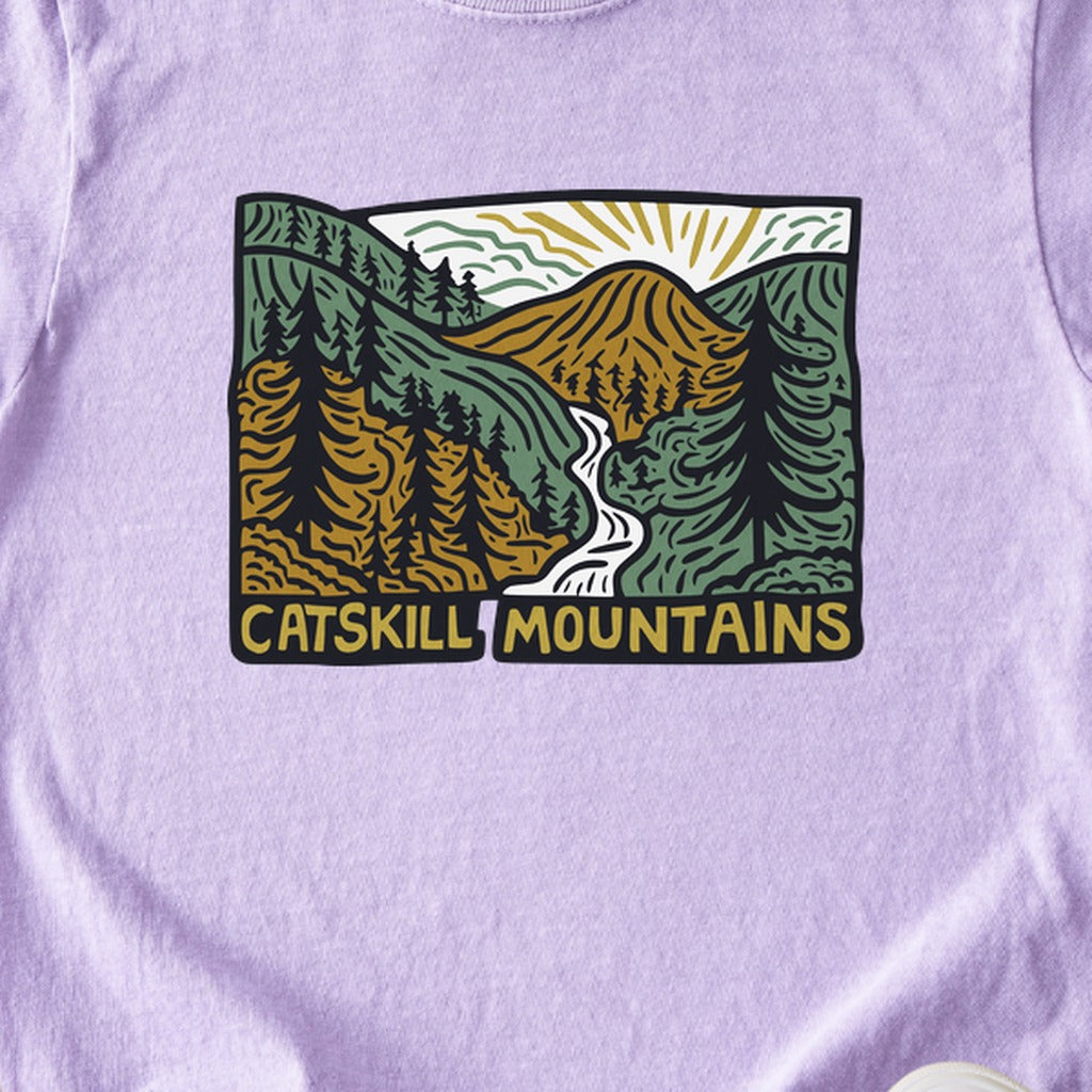 Catskill Mountains Kids Cotton T-Shirt