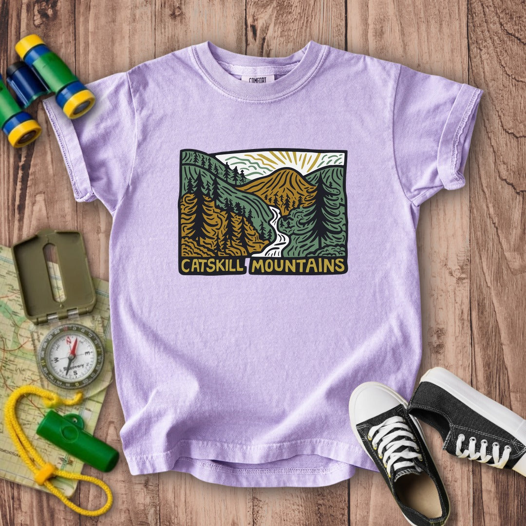 Catskill Mountains Kids Cotton T-Shirt
