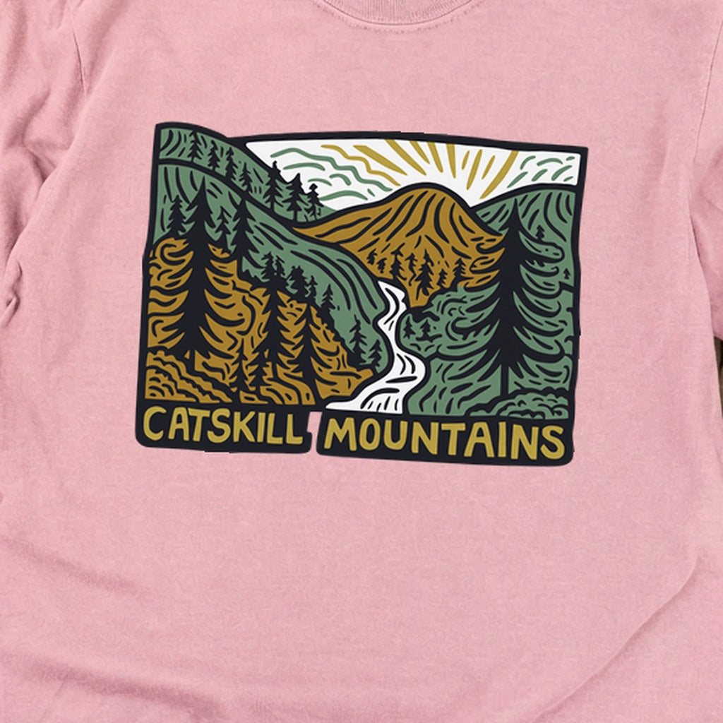 Catskill Mountains Cotton Long Sleeve
