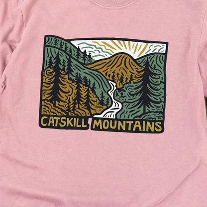 Catskill Mountains Cotton Long Sleeve