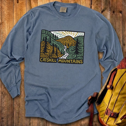 Catskill Mountains Cotton Long Sleeve