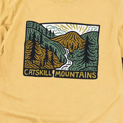 Catskill Mountains Cotton Long Sleeve