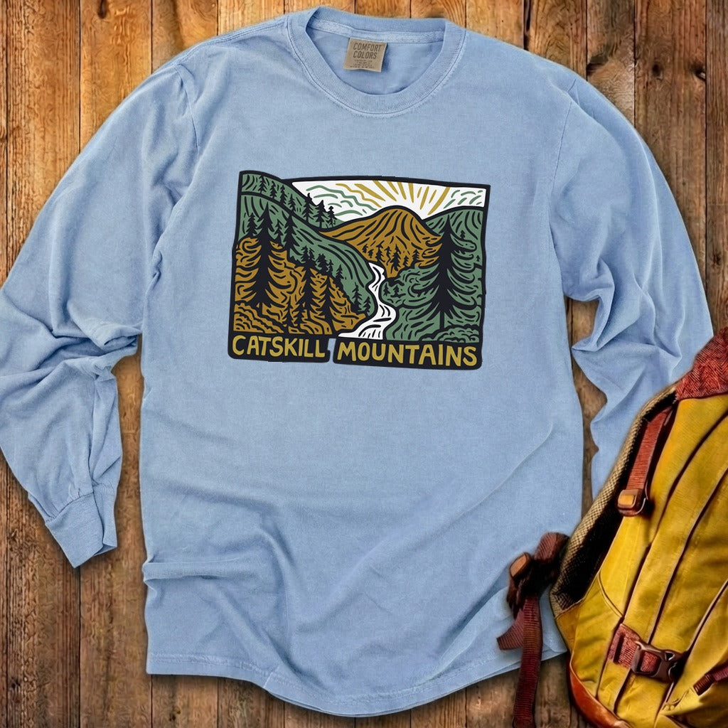 Catskill Mountains Cotton Long Sleeve