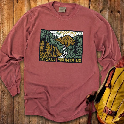 Catskill Mountains Cotton Long Sleeve
