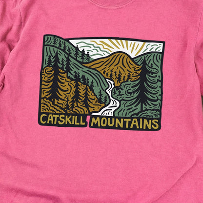 Catskill Mountains Cotton Long Sleeve