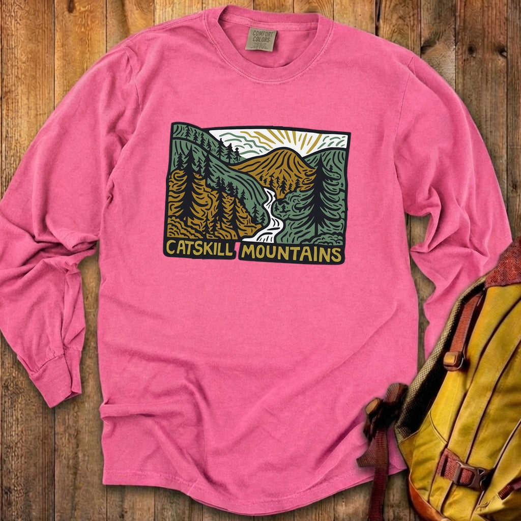 Catskill Mountains Cotton Long Sleeve