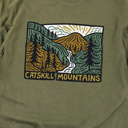 Catskill Mountains Cotton Long Sleeve
