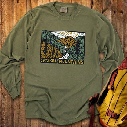 Catskill Mountains Cotton Long Sleeve