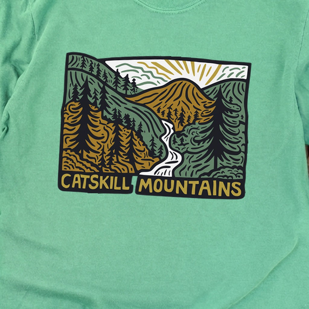 Catskill Mountains Cotton Long Sleeve