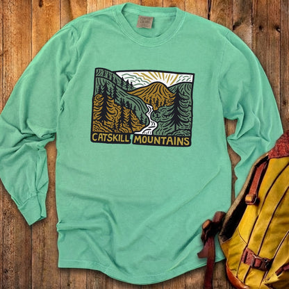 Catskill Mountains Cotton Long Sleeve