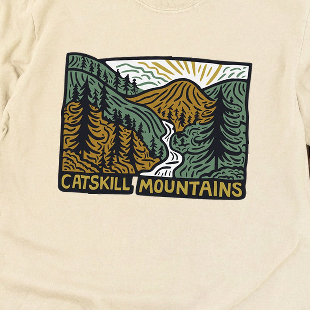 Catskill Mountains Cotton Long Sleeve