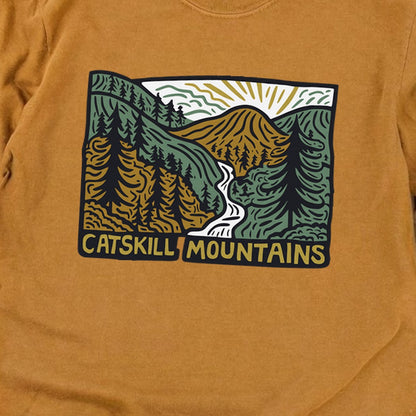 Catskill Mountains Cotton Long Sleeve