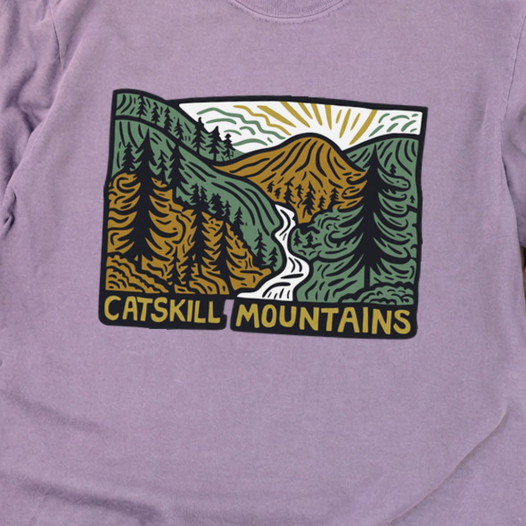 Catskill Mountains Cotton Long Sleeve