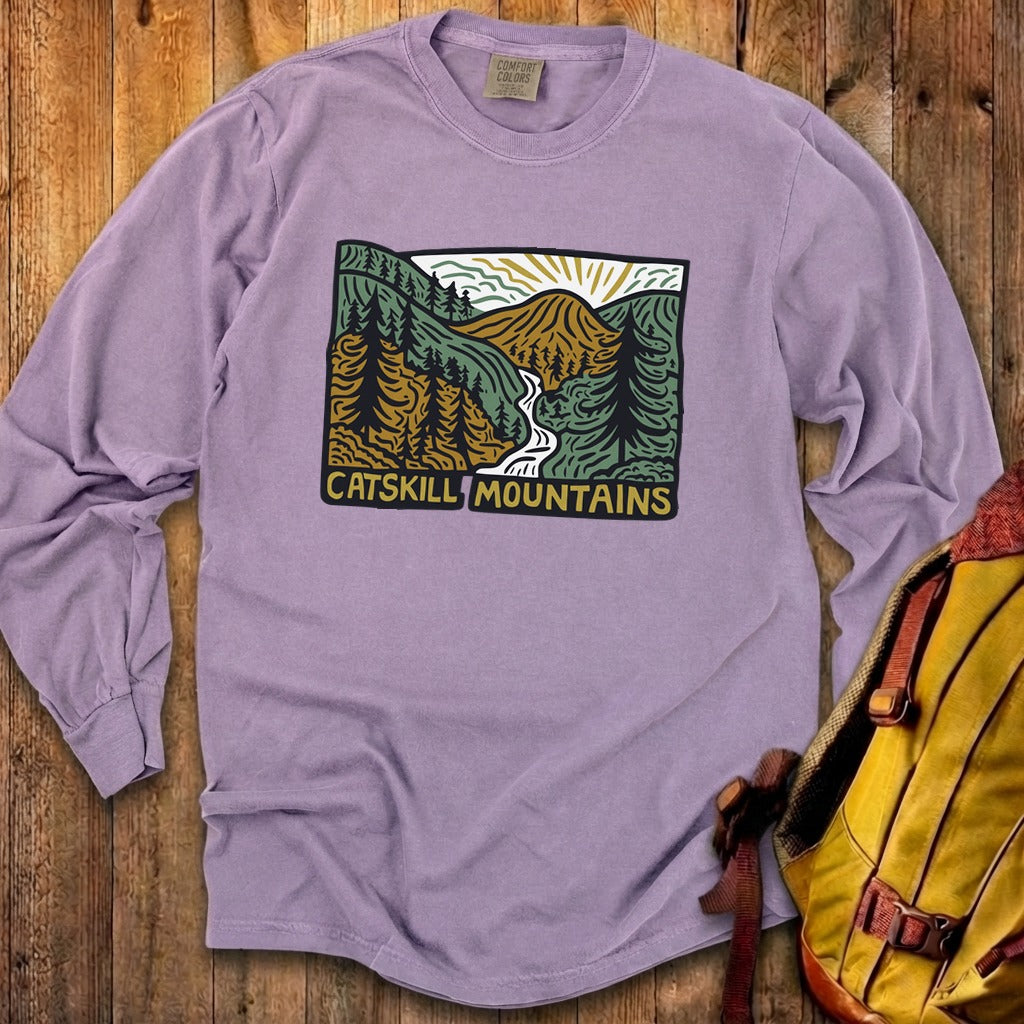 Catskill Mountains Cotton Long Sleeve