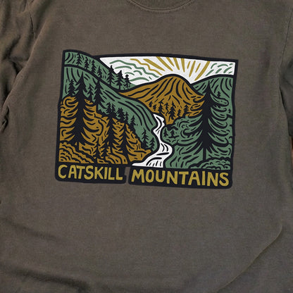 Catskill Mountains Cotton Long Sleeve