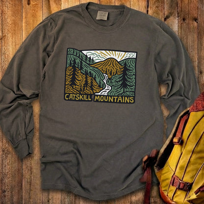 Catskill Mountains Cotton Long Sleeve